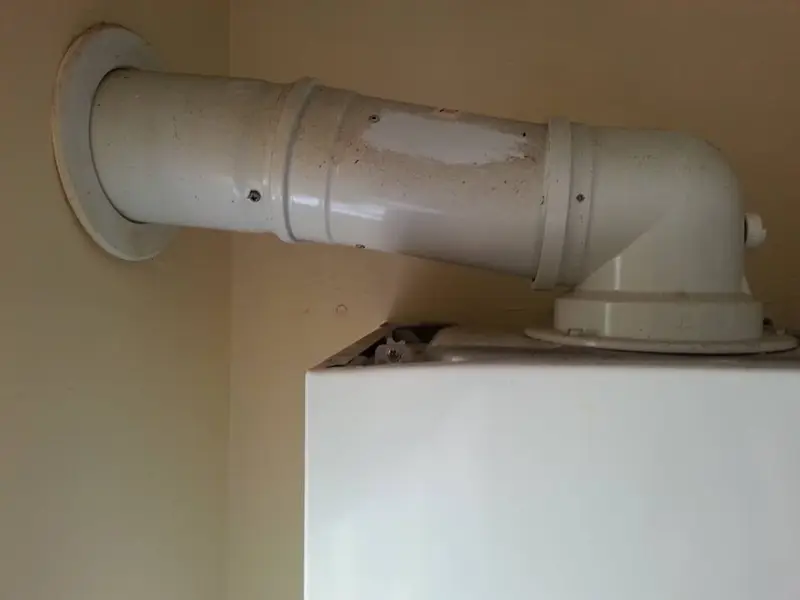 Boiler flue fitted during a new boiler installation System Servicing Lincoln